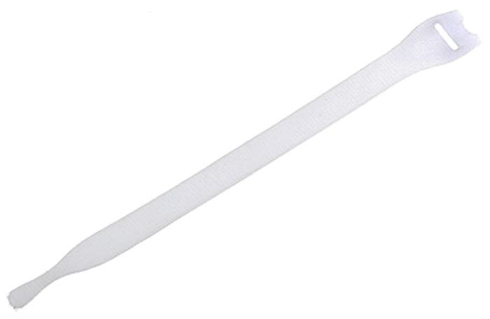 HellermannTyton Beyaz Cırt Cırt Kablo Bağı, 200mm x 12,5 mm