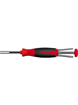 Bit Holder with 6 Bits, Phillips/Pozidriv/Slotted/Torx, 7pcs