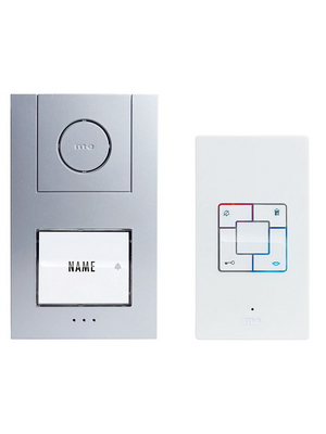 Audio door intercom set, single-family house