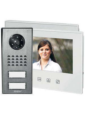 Video door intercom system, two-family house