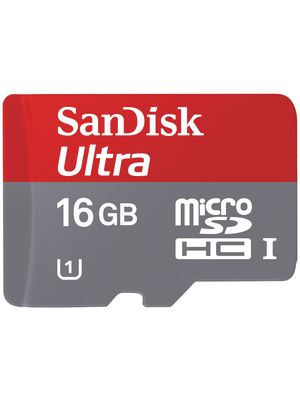 Ultra microSDHC, 16GB, 48MB/s
