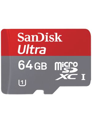 Ultra microSDHC, 64GB, 48MB/s