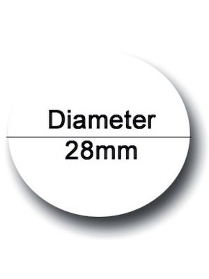 Round Labels, Paper, x , 120pcs, White