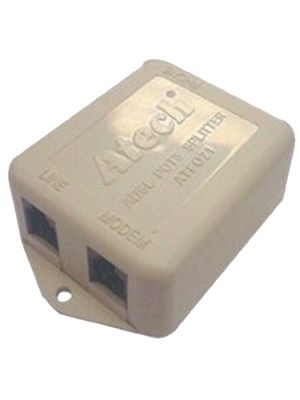 ADSL splitter for ISDN, with RJ45 cable