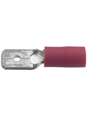 Blade terminal PVC Red 6.3 x 0.8 mm