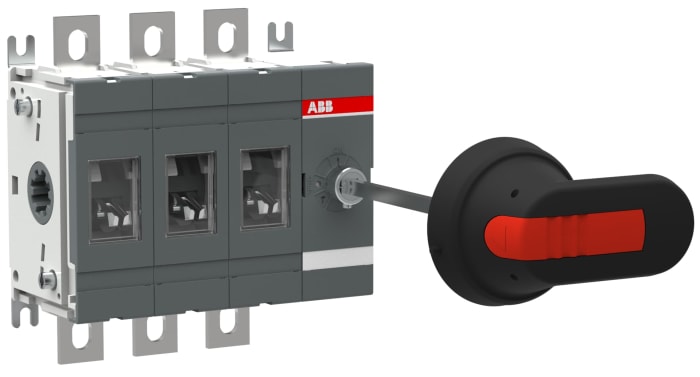 ABB 3P Pole Screw Mount Switch Disconnector - 250A Maximum Current, 250kW Power Rating, IP00, IP65