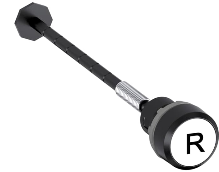 ABB KPR3 Series White Momentary Push Button Head, 22.5mm Cutout