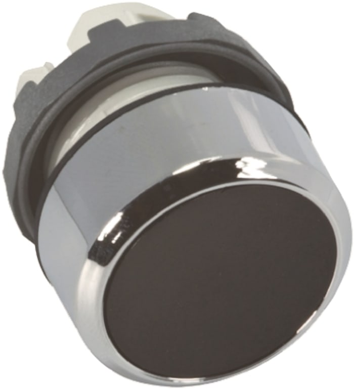 ABB Modular Series Black Momentary Push Button Head, 22mm Cutout, IP66