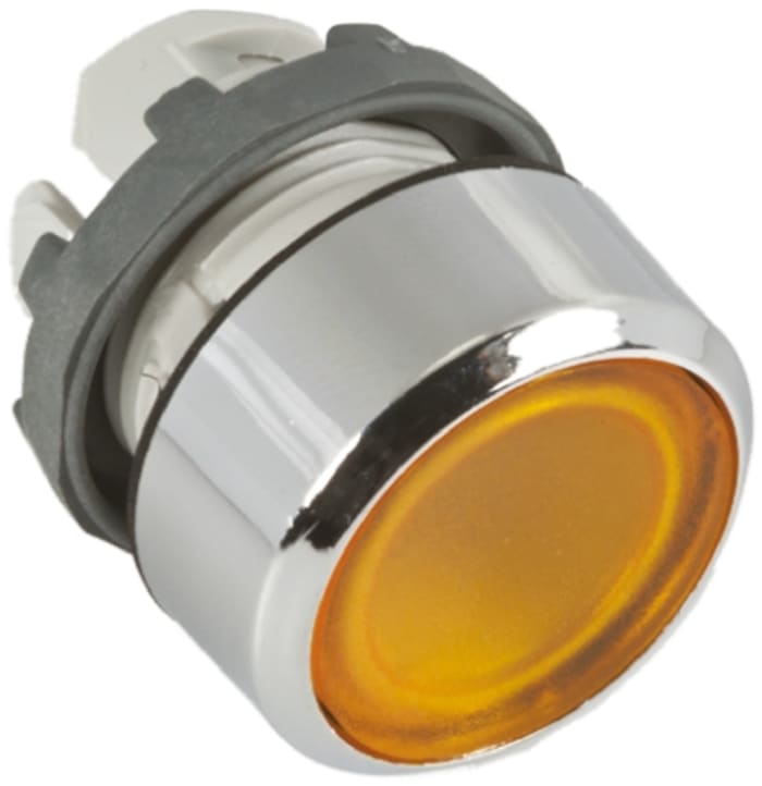 ABB Modular Series Yellow Momentary Push Button Head, 22mm Cutout, IP66
