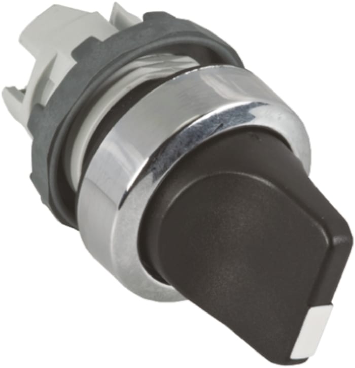 ABB ABB Modular Series 3 Position Selector Switch Head, 22mm Cutout, Black Handle