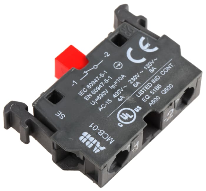 ABB ABB Modular Series Contact Block, 690V, 1NC