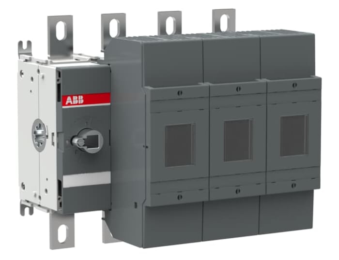 ABB Fuse Switch Disconnector, 4 Pole, 315A Fuse Current