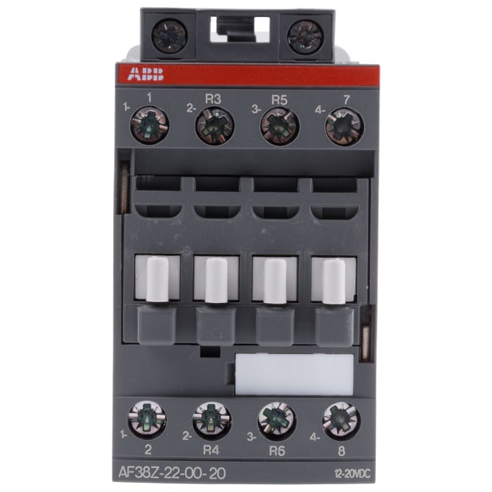 AF38Z AF Aralığı Kontaktör, 4 Kutuplu, 55 A, Bobin Gerilimi: 12 V dc