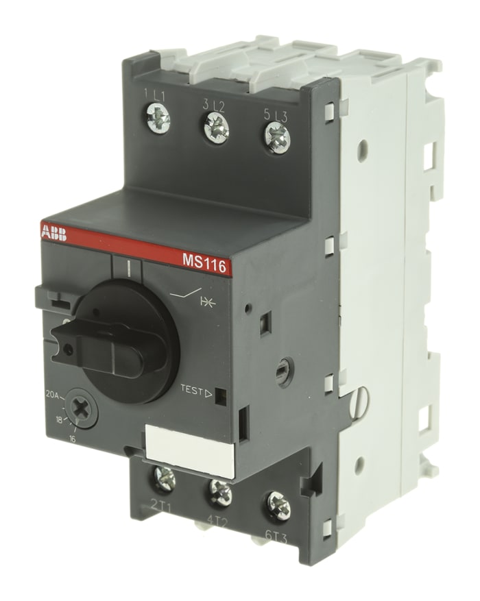 ABB MS Aralığı, Motor Koruma Şalteri, 18 → 25 A, 3P, 15 kA, 690 V ac