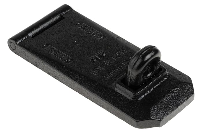 Abus Dövülebilir Dökme Demir Lakeli Granit Asma Kilit Menteşesi ve Askısı, 180 x 79mm, 14mm