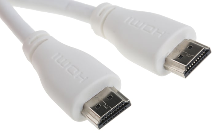 Raspberry Pi, 1m Beyaz HDMI Kablo, HDMI -