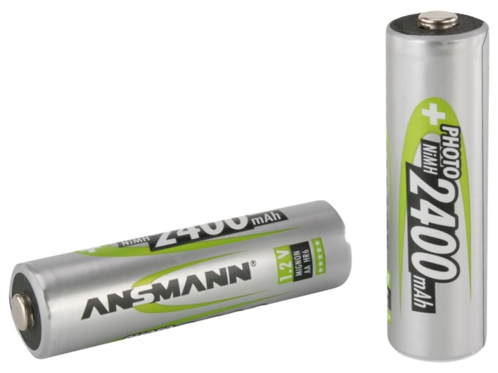 Ansmann 1,2V NiMH Şarj Edilebilir AA Piller, 2400mAh