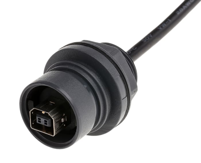 USB chassis sealed B to 5 way crimp