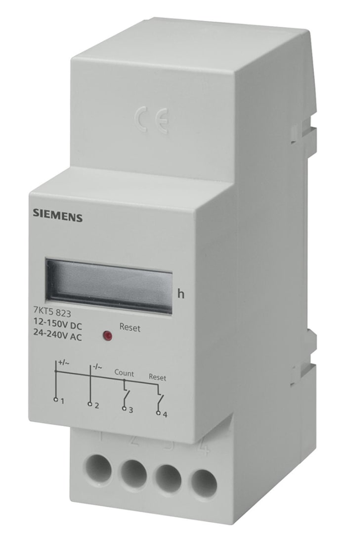 Siemens SENTRON Counter Counter, 7 Digit, 50Hz, 12 → 150 V dc, 24 → 240 V ac