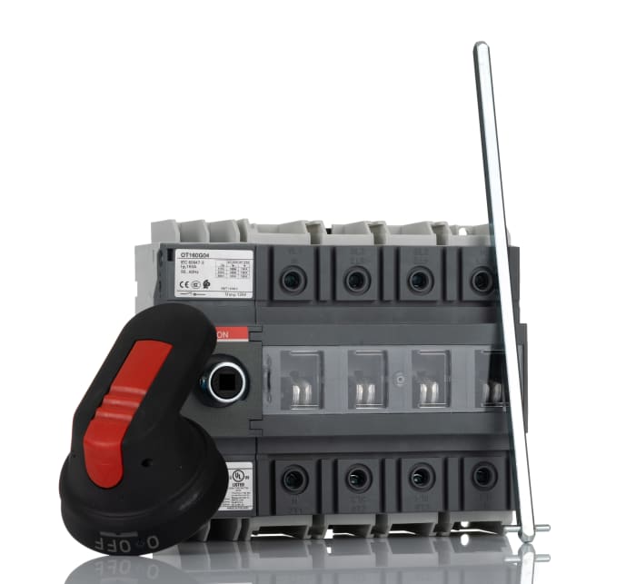 Yük Ayırıcı / Kesici, 4 Kutuplu, Kapalı Montaj, 132 kW, 160 A, IP65 (Kol ve Mil)