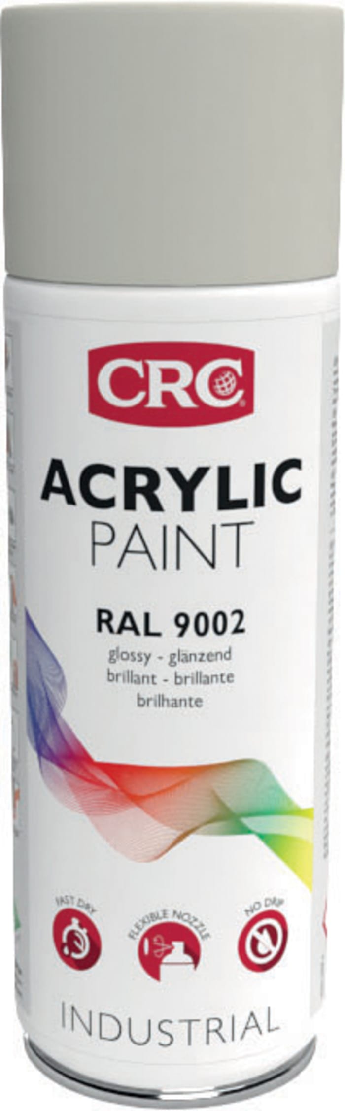 CRC 400ml RAL 9002 Gri-Beyaz Sprey Boya, Parlak