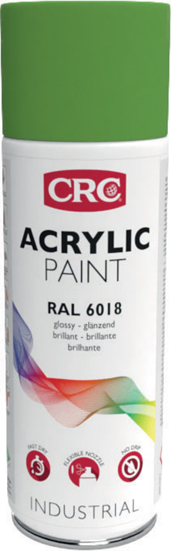 CRC 400ml Yeşil-Sarı Sprey Boya, Parlak