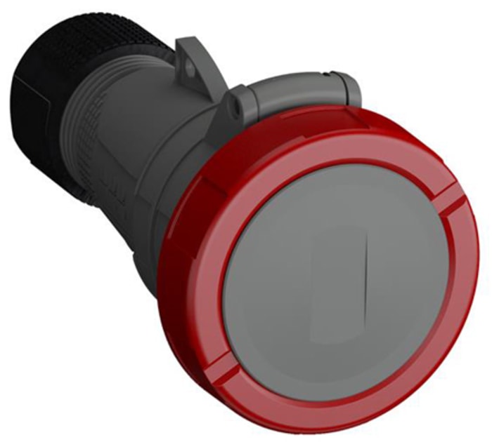 ABB Endüstriyel Fiş / Priz, Priz, 3P+N+E, 415 V, 32A, Kablo Ucuna Monte, Kırmızı, IP67, Easy & Safe Serisi