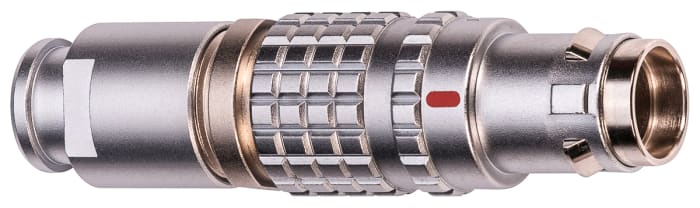 Lemo 1T Serisi Dairesel Konnektör, 5 Kontaklı, Standart, Kablo Ucuna Monte, Fiş, IP68