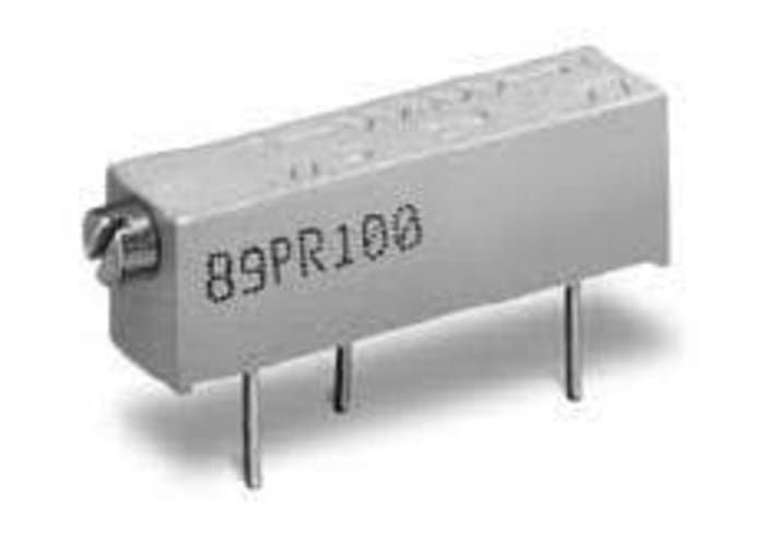 TT Electronics/BI Trimpot (Trimmer Potansiyometre) 500Ω, 20 Dönüşlü, Yandan Ayarlı, 0.75 W @ 85 °C, ±100ppm/°C
