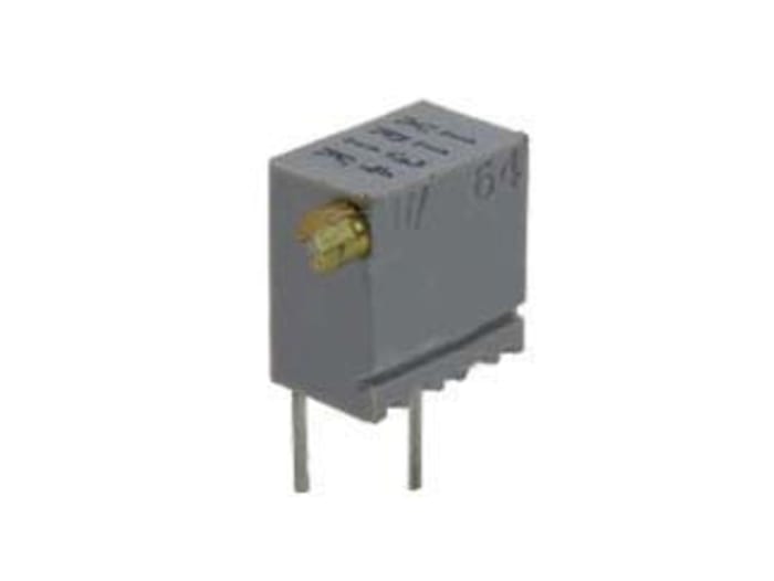 10kΩ, Through Hole Trimmer Potentiometer 0.25 W @ 85 °C Top Adjust TT Electronics/BI, 64