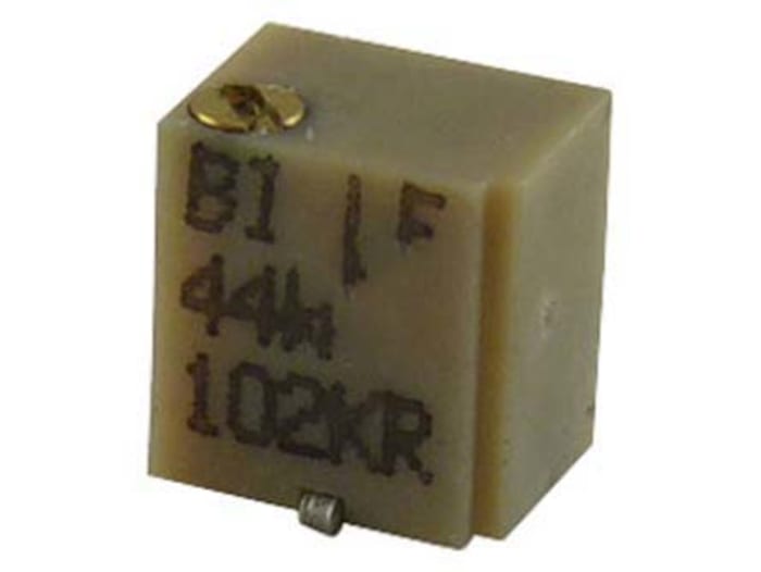 TT Electronics/BI Trimpot (Trimmer Potansiyometre) 1kΩ, 9 Dönüşlü, SMD Montaj, Üstten Ayarlı, 0.25 W @ 85 °C