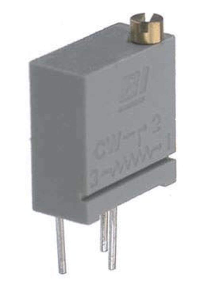 TT Electronics/BI Trimpot (Trimmer Potansiyometre) 5kΩ, 20 Dönüşlü, Yandan Ayarlı, 0.5 W @ 85 °C, ±100ppm/°C