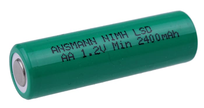 Ansmann 1,2V NiMH Şarj Edilebilir AA Pil, 2400mAh, Kendi Kendine Düşük Deşarj Özellikli