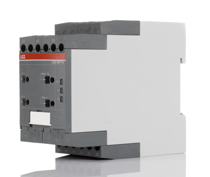 ABB Kontrol Rölesi, DPDT, Faz, Gerilim, 3 Fazlı, Besleme Gerilimi: 450 → 720 V ac