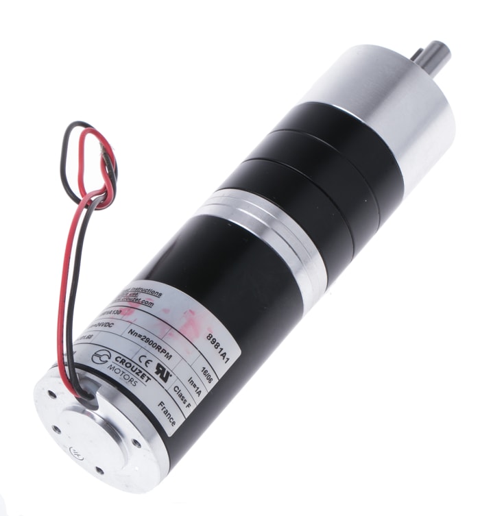 Crouzet, Dişli DC Motor, Fırçalı, 24 V dc, 15 Nm, 9 rpm, 20 W