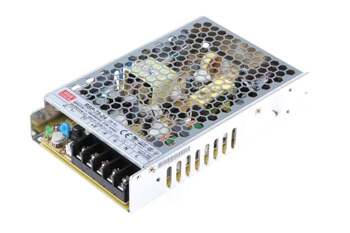 Mean Well Switching Power Supply, RSP-75-24RS, 24V dc, 3.2A, 76.8W, 1 Output, 120 → 370 V dc, 85 → 264 V