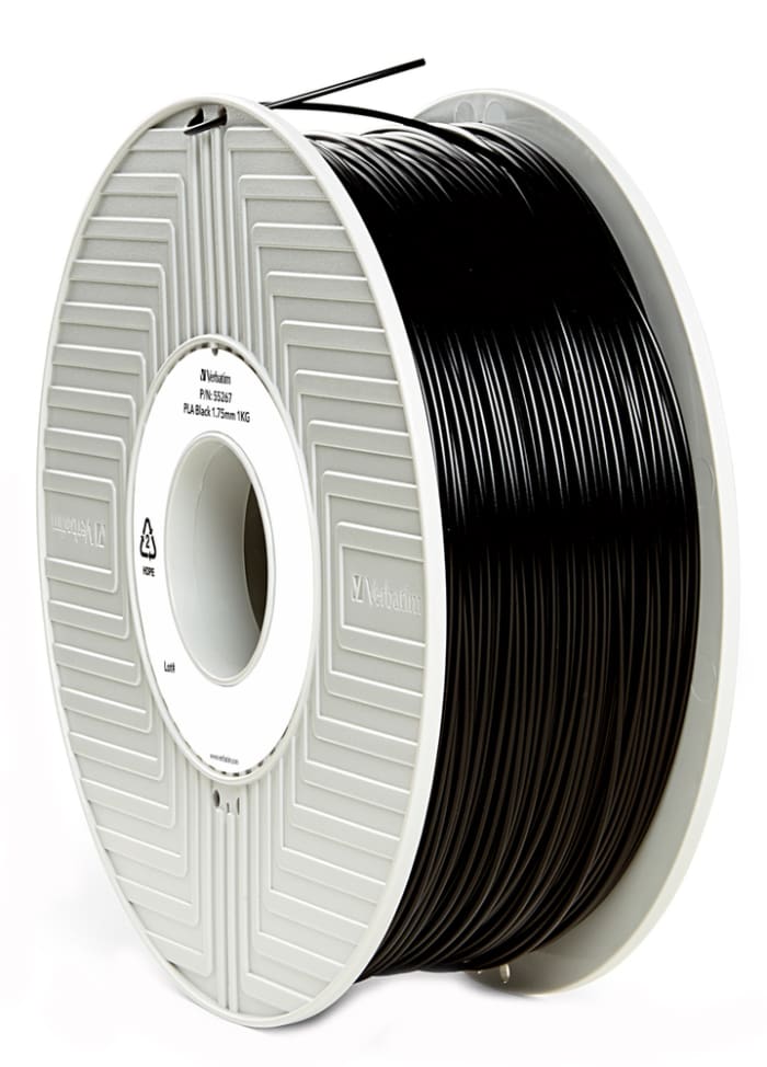 Verbatim 1,75mm Siyah 3D Yazıcı Filament, 1kg, PLA