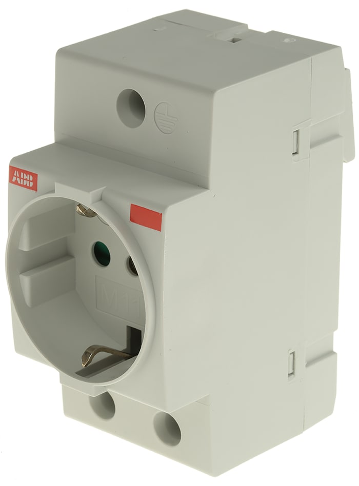 Italian P30 Din Rail Mounting Socket