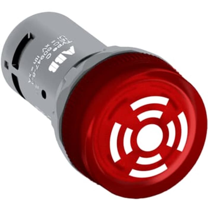 ABB Compact, Yeşil LEDli Buzzer Sinyal Lambası, Yuvarlak, 53 mA, 22mm, IP66, IP67, IP69K, 110 V ac