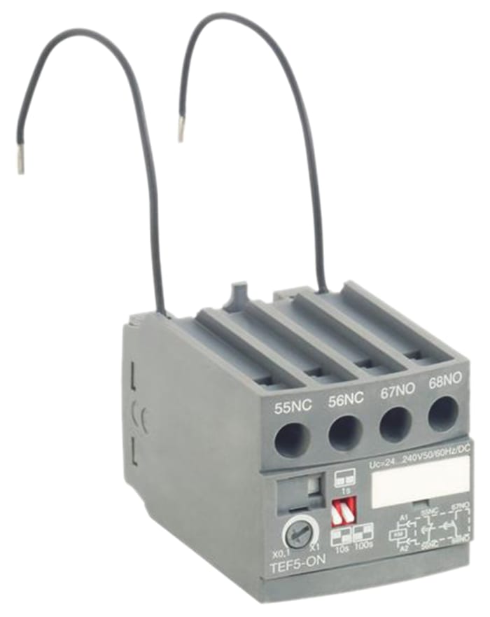 AF Aralığı TEP5 Elektronik Zaman Rölesi, Çekmede Gecikmeli