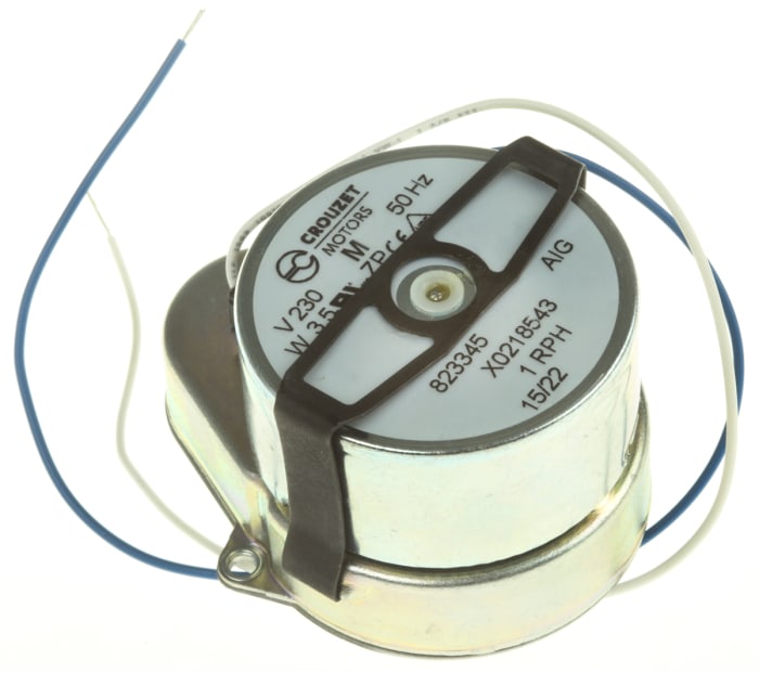 Crouzet Senkron AC Dişli Motor, Saat Yönüne, 230 V ac, 1 rph, 3 W
