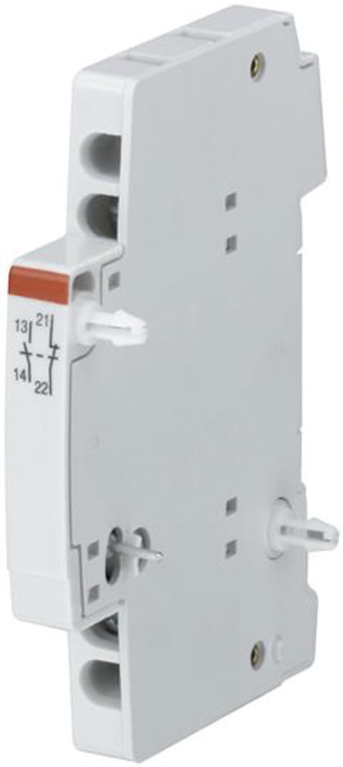 Yardımcı Kontak, 2NO, 10 A, 24 V ac/dc, DIN Rayına Monte