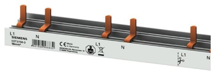 Siemens SENTRON 1 Phase Busbar, 230V, 18mm Pitch