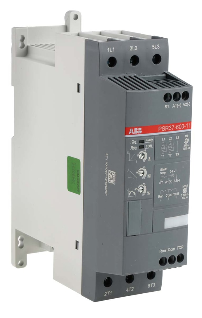 ABB Yumuşak Yolverici, PSR Serisi, 37 A, 18,5 kW, 600 V, IP10