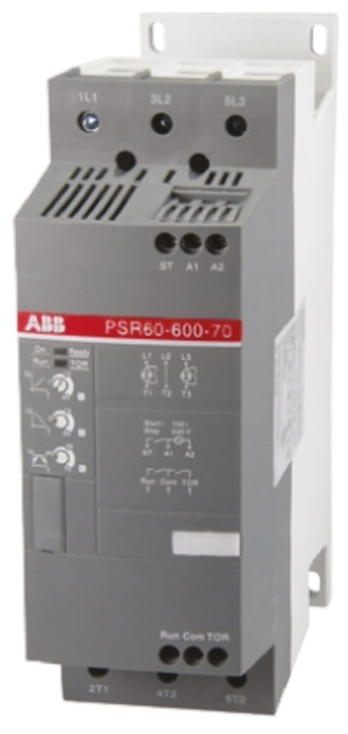 ABB Yumuşak Yolverici, PSR Serisi, 72 A, 37 kW, 600 V, IP10