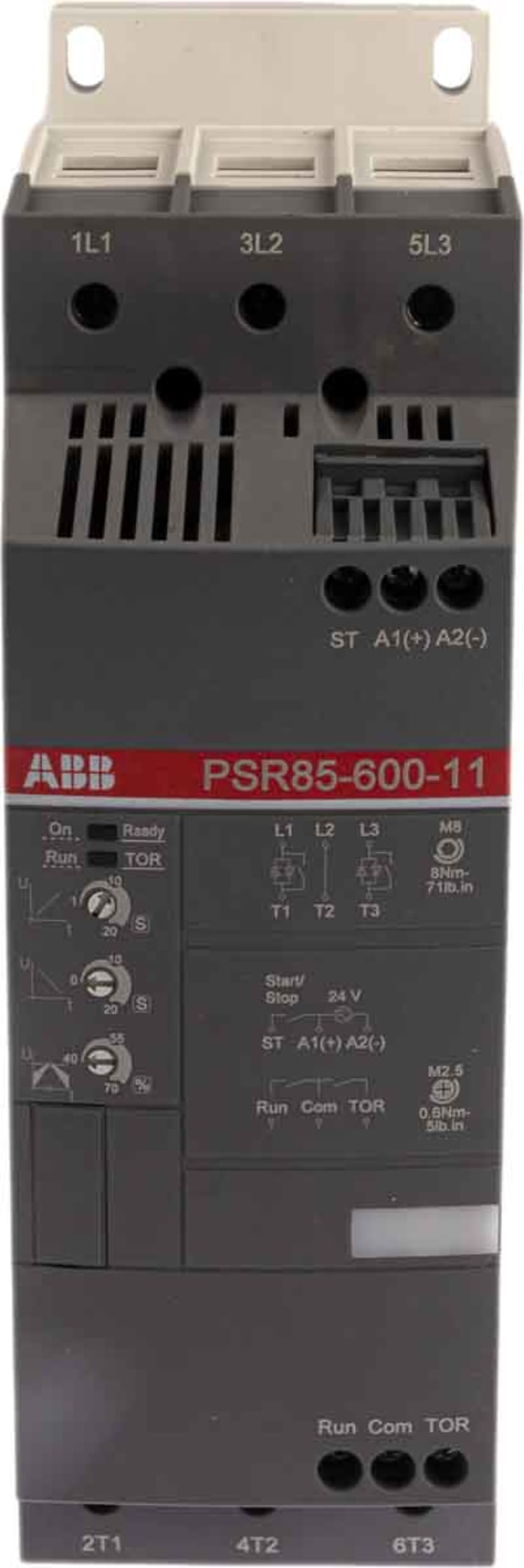ABB Yumuşak Yolverici, PSR Serisi, 85 A, 45 kW, 600 V, IP10
