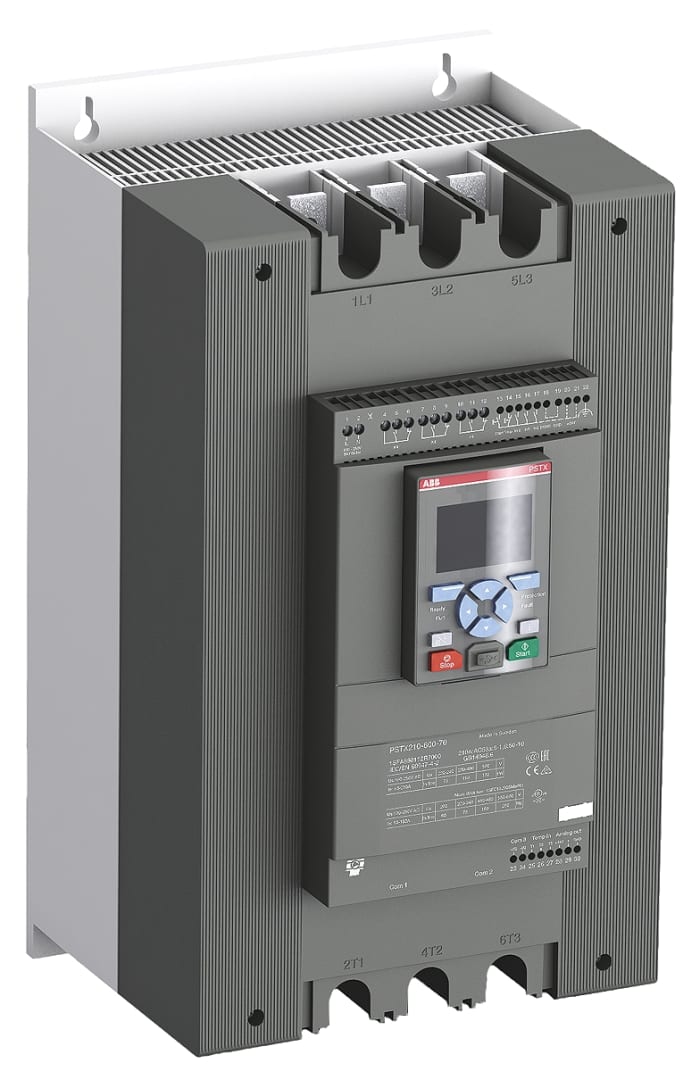 ABB Yumuşak Yolverici, PSTX Serisi, 210 A, 360 A, 110 kW, 100 → 250 V, IP00, IP20