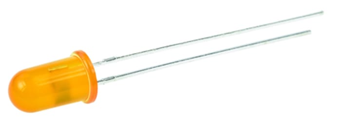 Kingbright L-7113SYC-H Sarı LED 589 nm, Yuvarlak Mercekli, İğne Bacaklı 5 mm (T-1 3/4)