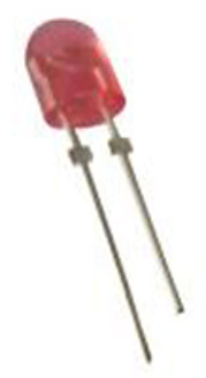 Kingbright L-5603SURCK, Oval Solid State Lamp Serisi Kırmızı LED 630 nm, Oval Mercekli, İğne Bacaklı