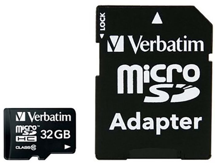 32GB Class 10 Micro SDHC + SD Adapter